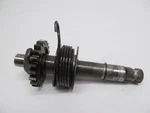 1977 Yamaha Engine Kick Start Axle With Gear And Spring. Fixed Price $13.46.