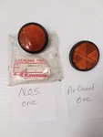 Kawasaki Nos 28012-016 Front Reflector. One New & Used. Price Is For Both. Fixed Price $23.93.