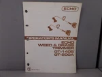 Echo Operator's Manual Weed And Grass Trimmer GT-140B GT-200A 898 561-0963. Fixed Price $19.99.