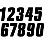 Factory Effex Fx Number Black 6" 08-90049. Fixed Price $6.99.