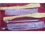 2 Nos Honda CT70K0 HK0-SILVER Tag Fork TUBES-1969-71 Lt & 51450 51460-098-670. Fixed Price $350.00.