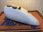 Genuine 1931 Harley Davidson Vlh Dl Left Side Tank With Plunger & Caps. Fixed Price $1185.00.