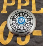 Nos Oem Harley Fuel Tank Medallion Emblem Right Side 61837-00 Flstc Flsts. Fixed Price $70.00.