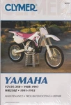 Printed Book 88-93 Yamaha YZ125 YZ250WR WR250Z Repair Service Manual M391. Fixed Price $42.50.