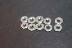 Oem Harley-davidson 7638 Hex Nut Qty 10 Nos. Fixed Price $5.95.