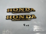 Honda GL100 Gas Fuel Tank Badge Emblem L+r ///nos Genuine Japan 87123-439-000. Fixed Price $55.00.
