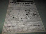 Honda BC1000 Bagger Cart Operator's Manual # 31BC1600. Fixed Price $13.99.