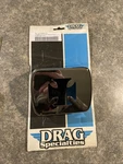 Drag Specialties 2102-0171 Chrome Coil Cover With Black Malt (read Desc). Fixed Price $36.00.