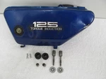 1973 Yamaha AT3 125CC Oil Tank W/ Bolts, Dampers, Cables Oem #315-21705-01-F3. Fixed Price $75.00.
