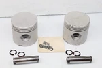 Harley Ul Big Twin Flathead Motor .070+ Pistons Pins & Clips 22224-37 New. Fixed Price $39.95.