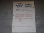 Service Bulletin Number Plate Bracket Mandatory Replacement Combat Wombat Hodaka. Fixed Price $10.98.