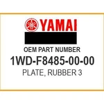 Yamaha Plate, Rubber 3 1WD-F8485-00-00 Oem New. Fixed Price $8.72.
