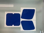Decal Number Plate Set Reproduction Kawasaki Blue. Fixed Price $17.84.