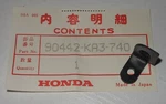 Nos Honda CR125R CR250R CR80R Rear Brake Spring Hanger Plate 90442-KA3-740. Fixed Price $26.99.