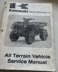 2006 Kawasaki Brute Force 650 4X4I Service Manual 99924-1363-31 Oem. Fixed Price $89.99.