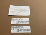Harley Davidson Rld Vld Flathead 1933 Decals Tanks Transfers Silver. Fixed Price $135.00.