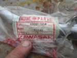 Original Nos Kawasaki Z1R KZ1000 1978 Brake Pedal 43001 1014. Fixed Price $255.55.