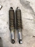 65 Yamaha Y23 Big Bear 250 Scrambler Rear Back Shocks Springs. Fixed Price $26.56.