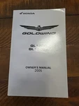 2005 Oem Honda Goldwing GL1800A Owners Manual. Fixed Price $25.00.