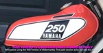 Yamaha 250 Dt 400 Enduro, Orange Steel Petrol Tank 1975 To 1977/COMPATIBLE. Fixed Price $319.02.