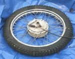 1970-71 Suzuki Ts 90 Oem Front Rim W/ Brake Hub. Fixed Price $103.95.