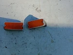 1982 Yamaha Front Neck Reflector Assembly Pair Orange 3G18511000. Fixed Price $15.00.