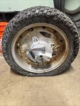 1976 Suzuki RV125 Front Wheel Hub Brake. Fixed Price $80.00.