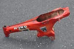 Vintage Used Oem Honda CT70 K1 Frame Candy Ruby Red #2009749 50100-098-970 Cm. Fixed Price $1044.99.