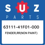 63111-41F01-000 Suzuki Fender,rr(non Paint) 6311141F01000, New Genuine Oem Part. Fixed Price $295.69.