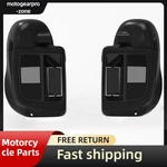 Black Leg Guards Wind Deflectors For 06-24 Harley Street Glide. Fixed Price $284.05.