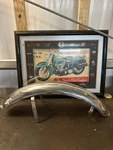 Harley Knucklehead Panhead Chopper Shovelhead Chrome Front Fender 935E. Fixed Price $120.00.