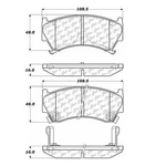 Disc Brake Pad Set-c-tek Ceramic Centric 103.06680. Fixed Price $24.25.