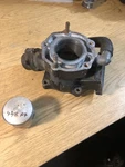 1983 Honda CR125 Cylinder With New Piston And Ring #12100-KA3-710. Fixed Price $157.50.