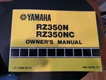 Oem Genuine Yamaha Owner's Manual Book 1984 RZ350NC. Fixed Price $145.00.
