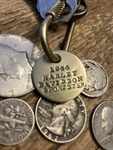 1966 Harley Davidson Sportster Motorcycle Solid Brass Key Fob. Fixed Price $16.95.