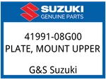 Suzuki Oem Part 41991-08G00 Plate, Eng Mtg Upper. Fixed Price $12.19.