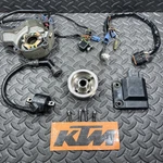 2005-2007 Ktm 250 Sxf Xc Cdi/stator/flywheel/coil/pickup Coil/cover Oem Genuine. Fixed Price $204.72.