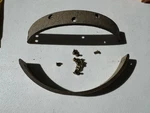 Harley Superior Sportster Xlh Xlch 44432-54 Rear Brake Shoe Lining Kit 1954-78. Fixed Price $15.95.