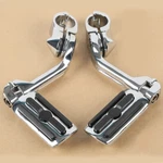 Adjustable Highway Foot Pegs 1/4" 32MM Long Angled Mount Kit For Harley. Fixed Price $29.80.