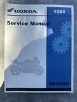 1986 Honda CB450SC Factory Service Manual #61MC900. Fixed Price $30.00.