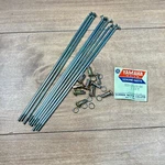 Yamaha Oem Nos Outer Front Spokes & Nipples QTY:10 / 322-25189-90 Yz Mx Tt Sc. Fixed Price $25.00.