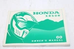 2000 Honda XR50R Owner's Rider's Manual Booklet Service Repair 31GEL600. Fixed Price $12.00.