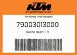 Ktm Genuine Engine Brace L/s - 79003013000. Fixed Price $27.53.