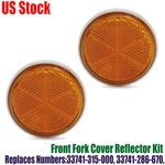 Front Fork Cover Reflector Amber Honda CL70 33741-315-000 / 33741-286-670 Us. Fixed Price $11.99.