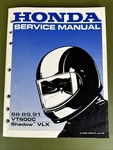 Oem, 1988 1989 1991 Honda VT600C Shadow Vlx Service Shop Manual, #61MR102. Fixed Price $26.69.