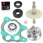 Water Pump Impeller Shaft Gear W/ Gasket Rebuild Kit For Honda CR500R 1986-2001. Fixed Price $62.28.