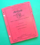 1940'S - 1950'S Motorola Police Radio Harley Service Manual Book Wl Ga Flp. Fixed Price $54.95.