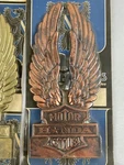 Vintage Nos Drag Specialties Honda Eagle Wings Sissy Bar Insert Brass Chopper. Fixed Price $100.00.