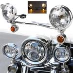 Passing Turn Signal Lamp Driving Fog Spot Light Bar Set For Harley Motorcycle. Fixed Price $44.95.