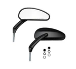 Harley-davidson Oem Satin Black Profile Custom Mirrors Pair Softail Dyna Sportst. Fixed Price $169.99.